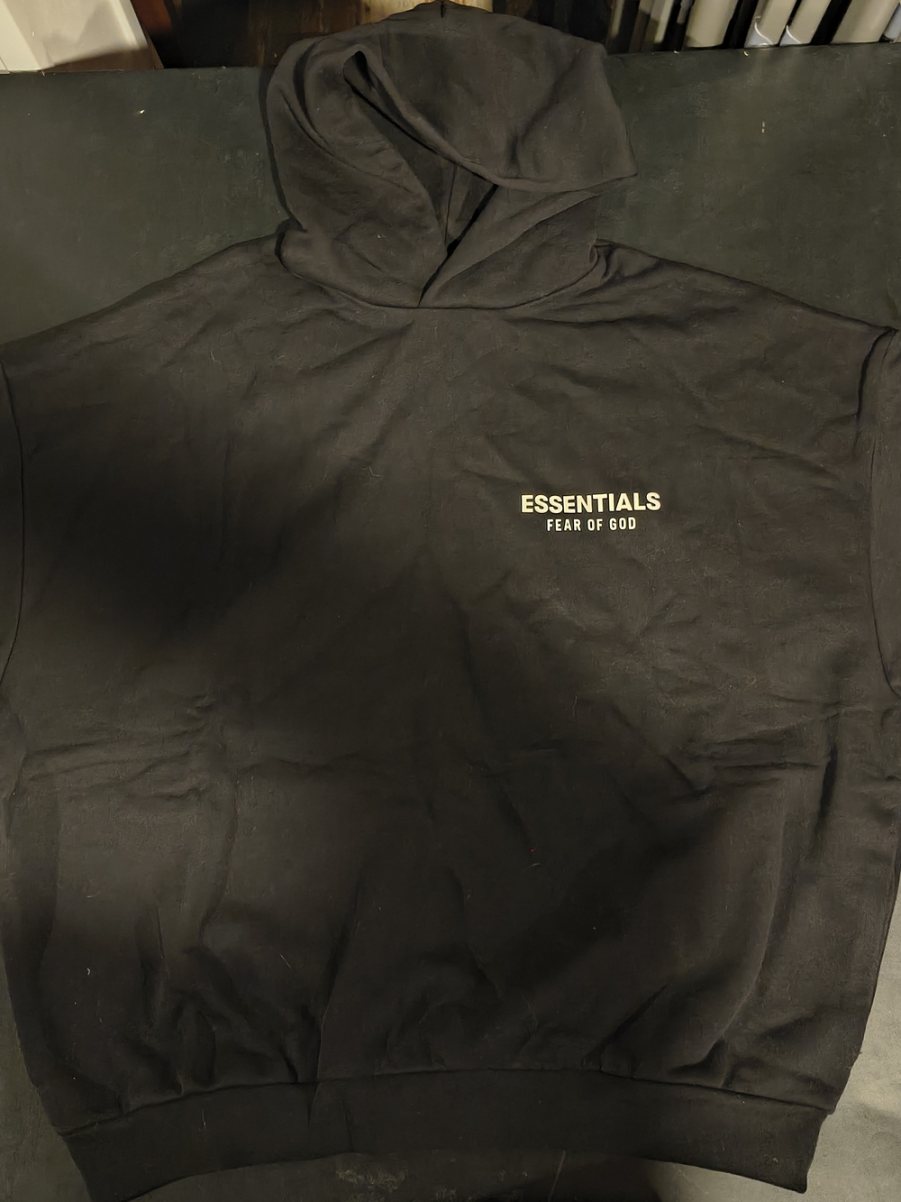 Fear of God ESSENTIALS Men's Black Hoodie Size Small